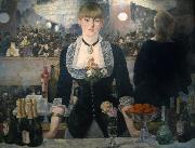 Edouard Manet A Bar at the Folies-Bergere (mk09) oil painting reproduction